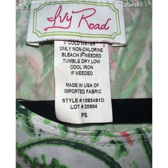 Ivy Road Womens Paisley Short Sleeve Dress PS Multicolor - Picture 2 of 2